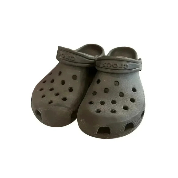 CROCS CLASSIC BLACK CHILDS SIZE 12 - Picture 1 of 6